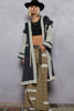 NAVY STAR LONG CARDIGAN