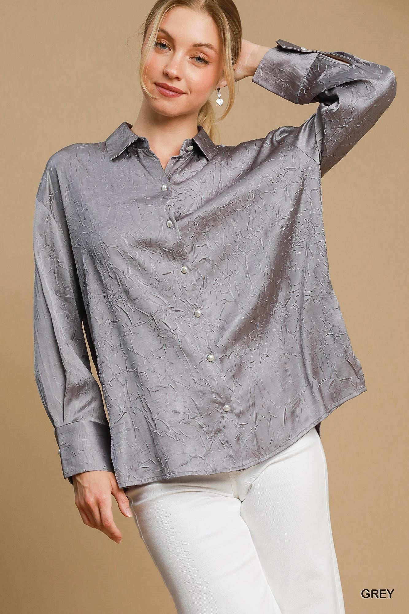 Macey Wrinkle top