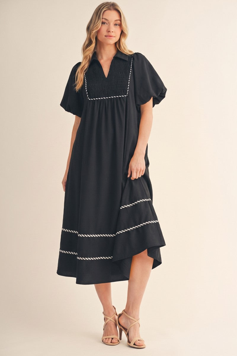 SAVANNAH'S SMOCKED DRESS