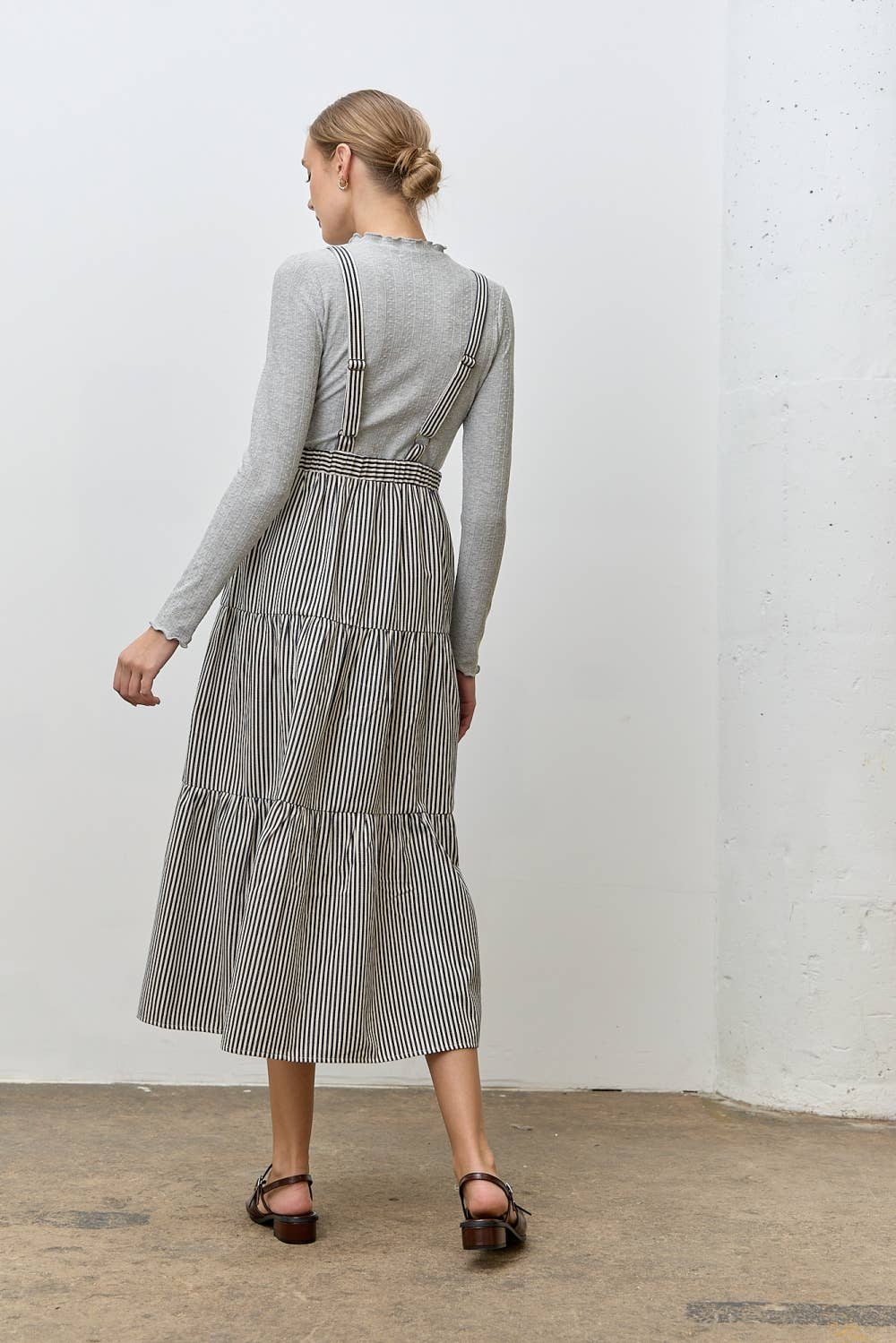(PLUS) OVERALL MAXI DRESS