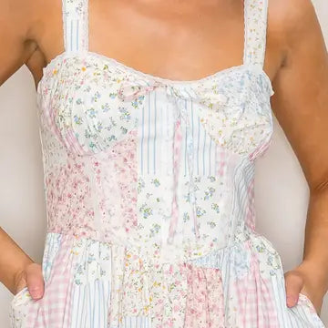 Pink Corset Style Sundress