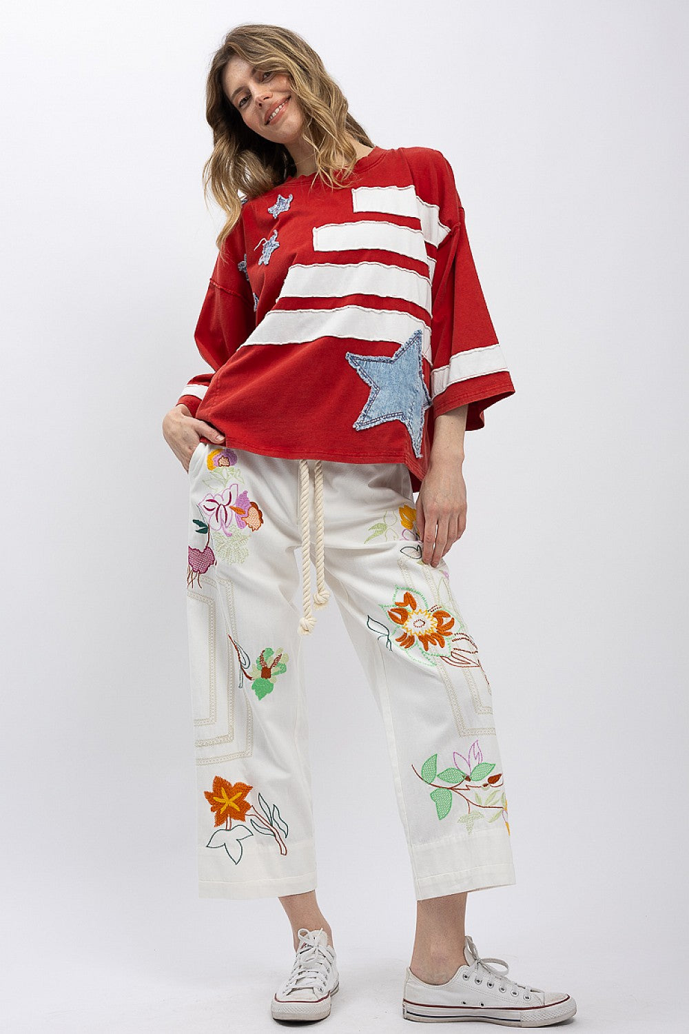 Patriotic Flag Patchwork