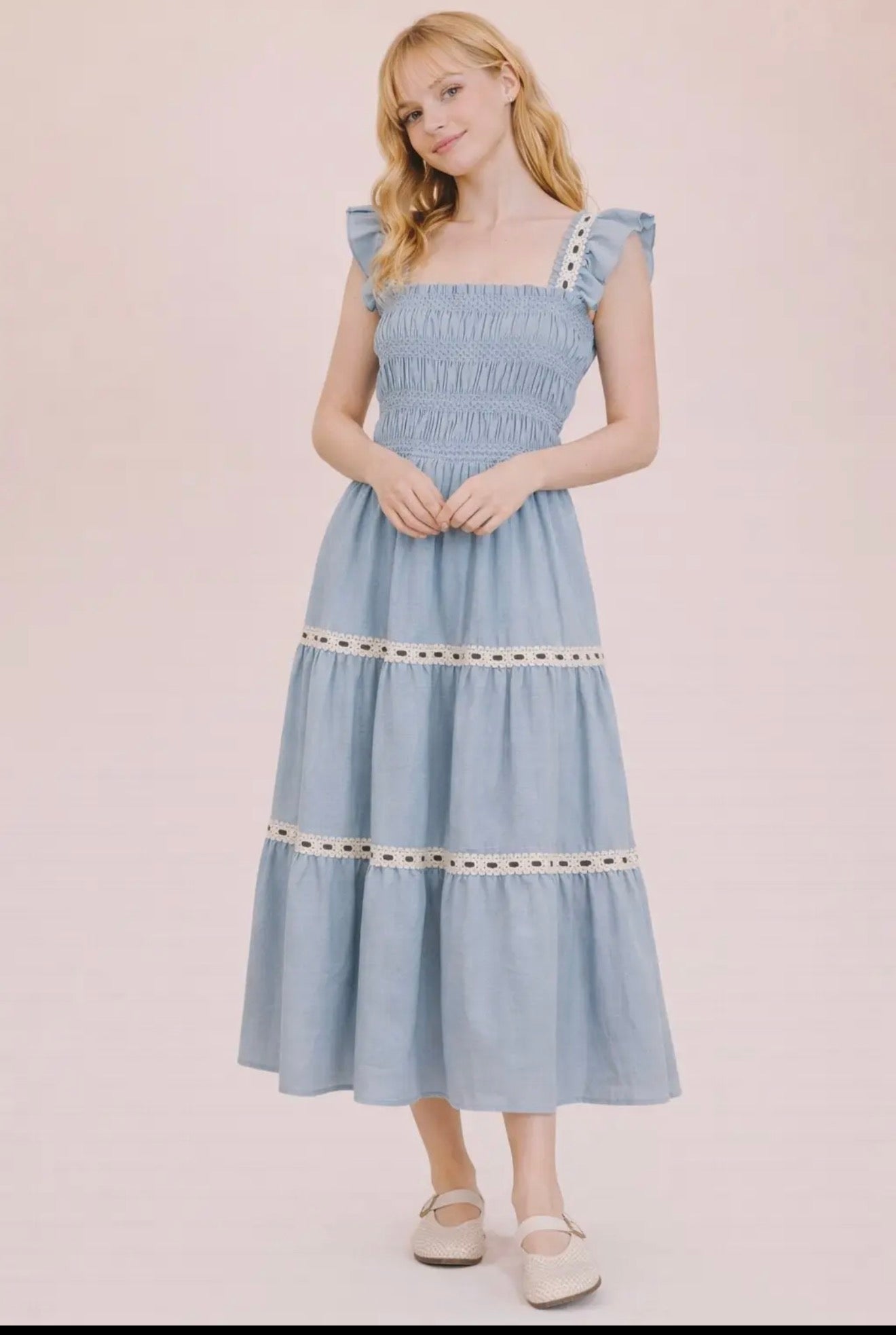 Powder blue dress