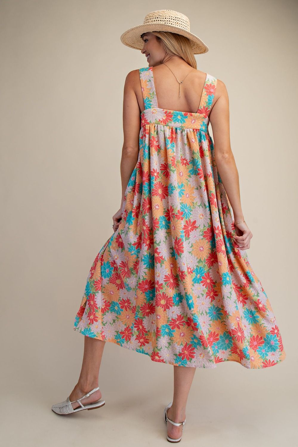 The Peachy Petals Dress