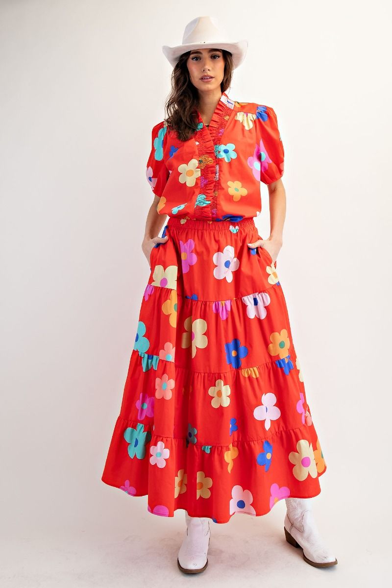 The firecracker flower set