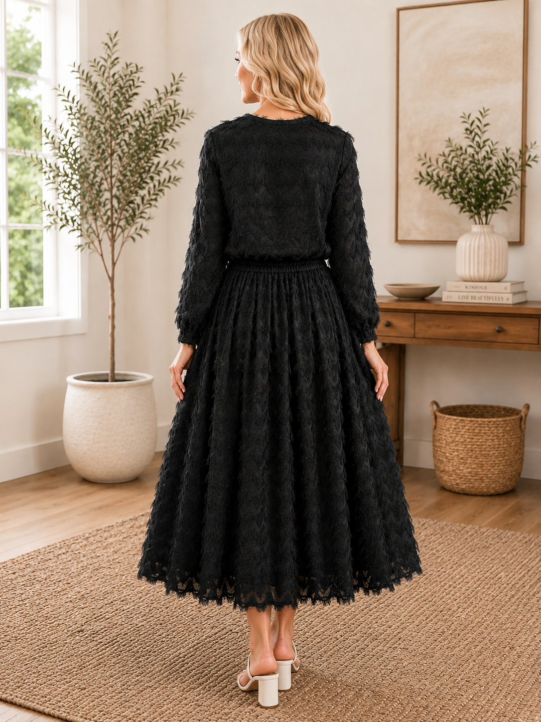 Moonlit Fringe Skirt
