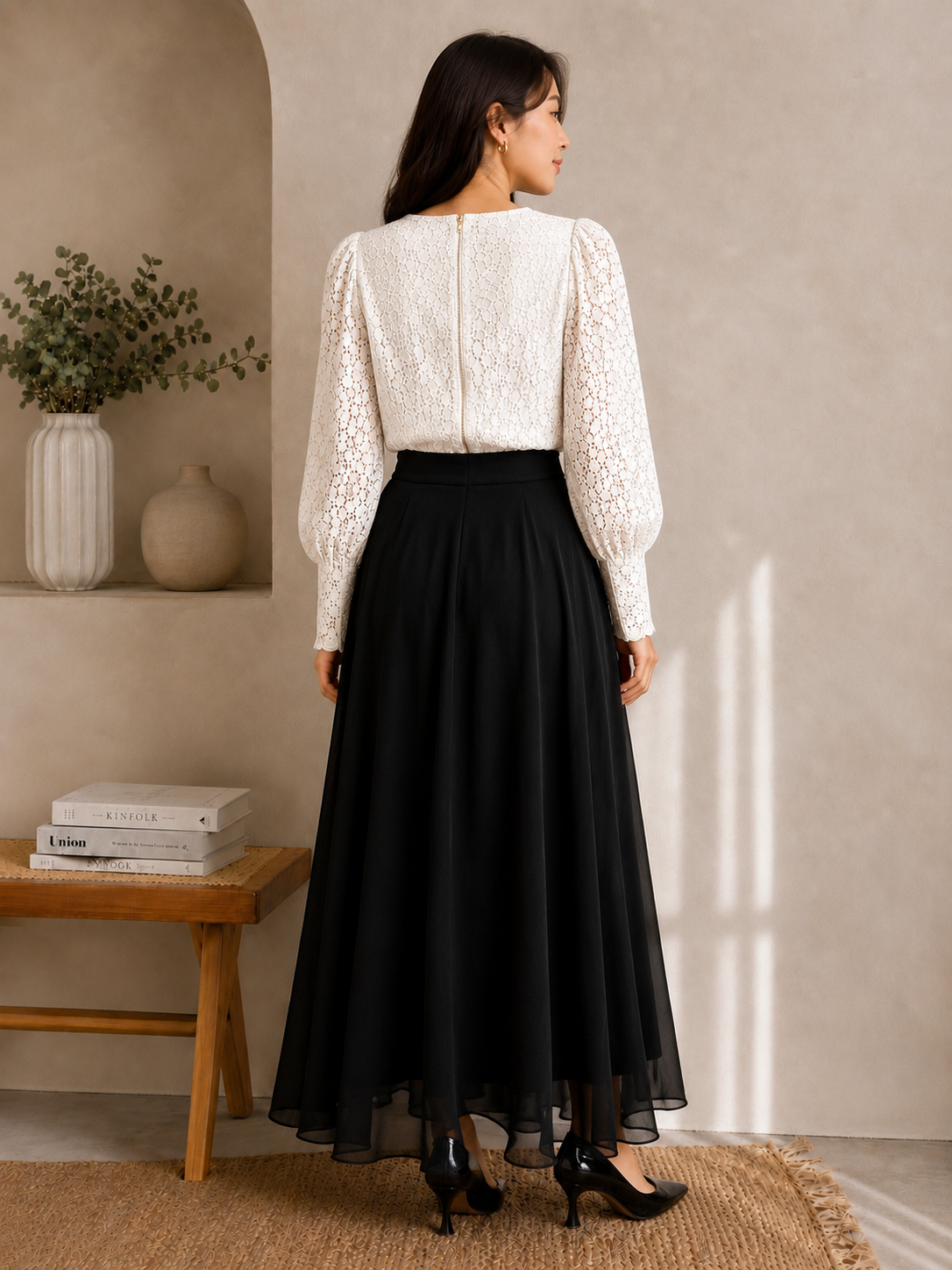 Ivory Blossom Top