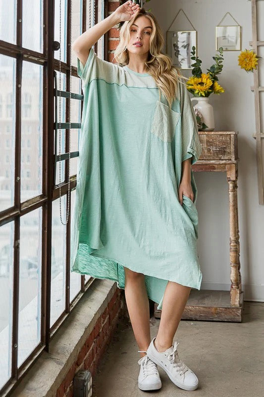 Gauze MINT T-shirt Dress