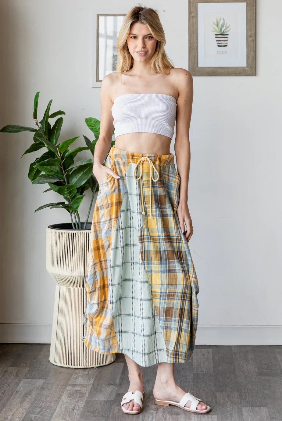 Plaid Skirt