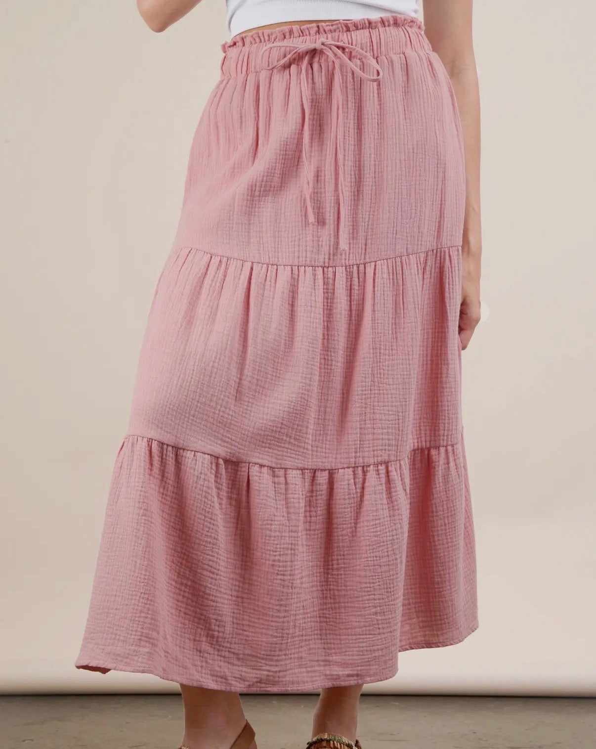 The Gracefully Gathered Maxi Skirt