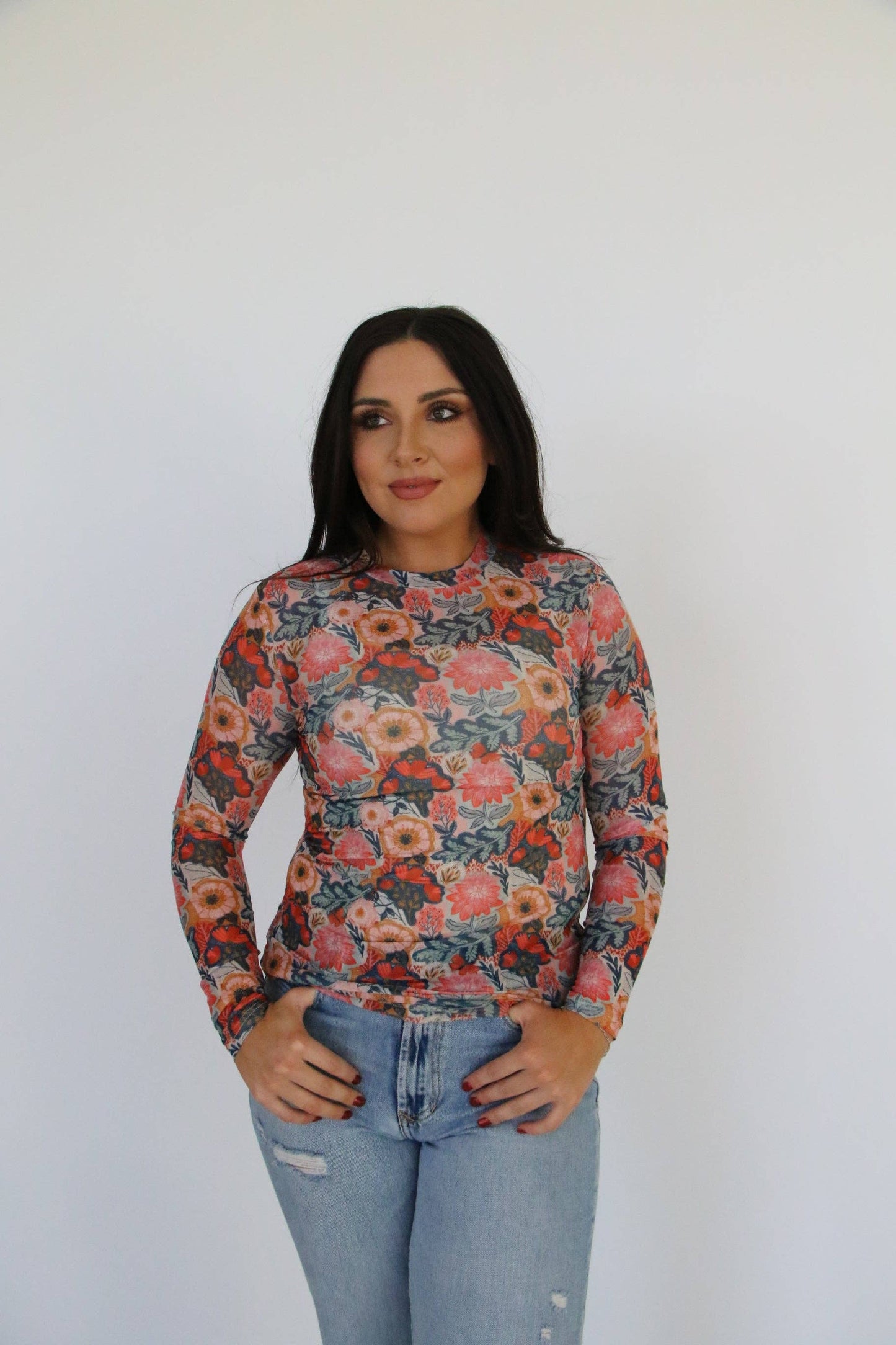 TH1221 VINTAGE POPPIE MESH TOP ((7 Piece)
