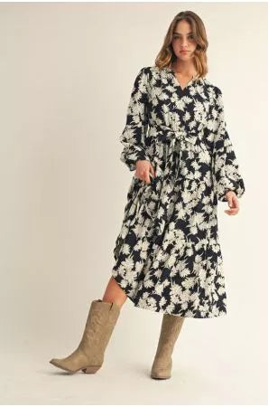Bloom Floral Midi Dress