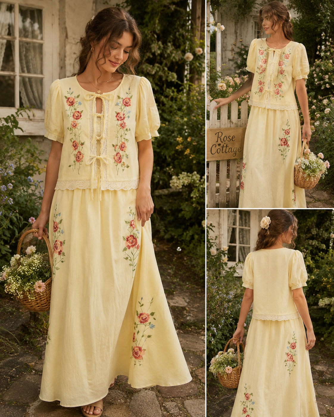 Butter Blossom Cottage Set