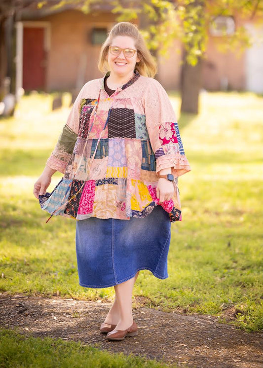 BOUGIE GEORGIA PEACH PATCHWORK