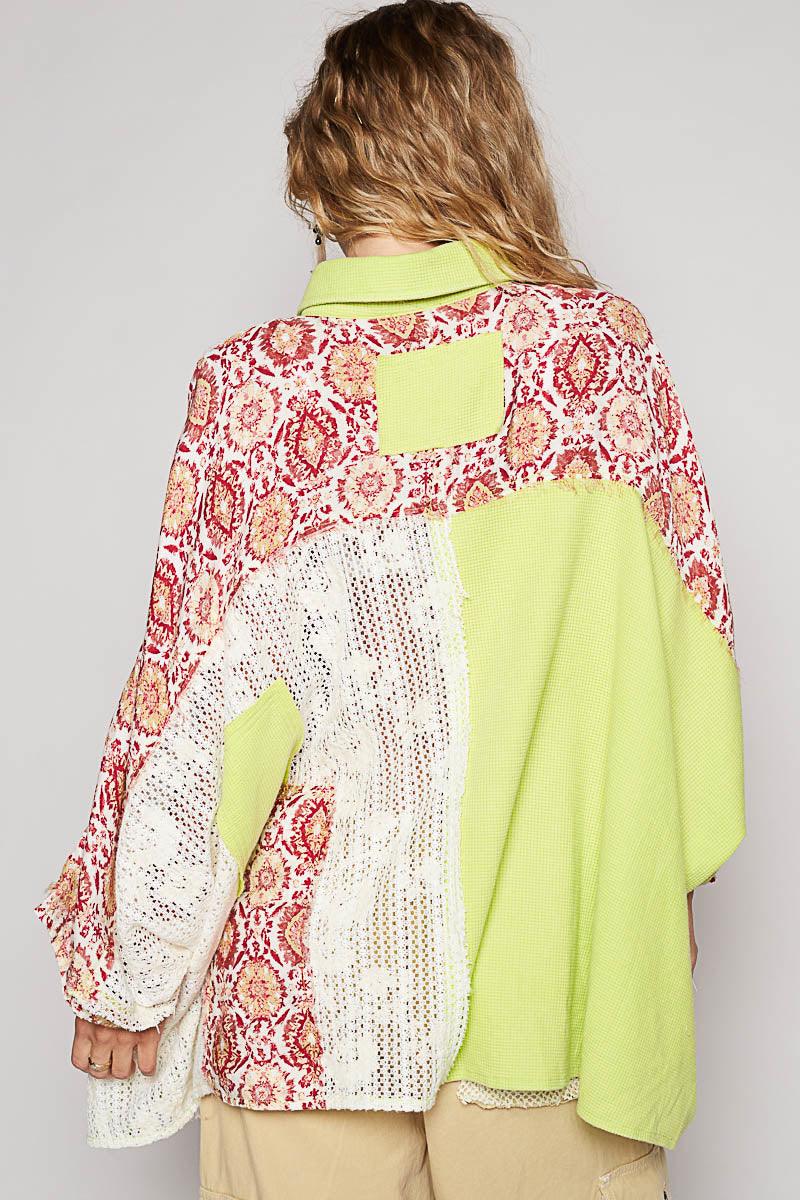 Boho Patchwork Shirt