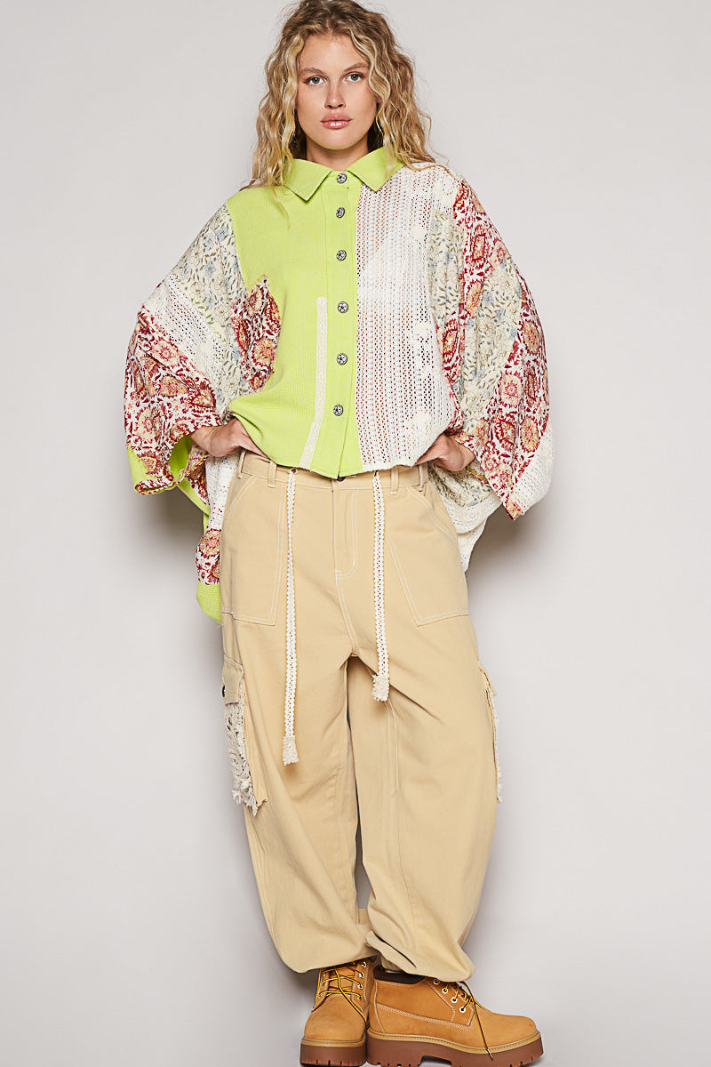Boho Patchwork Shirt