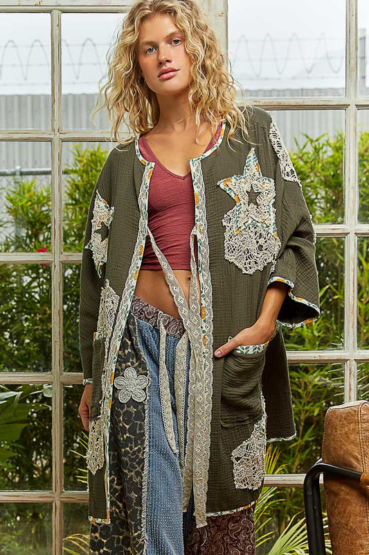 FORREST GREEN CARDIGAN