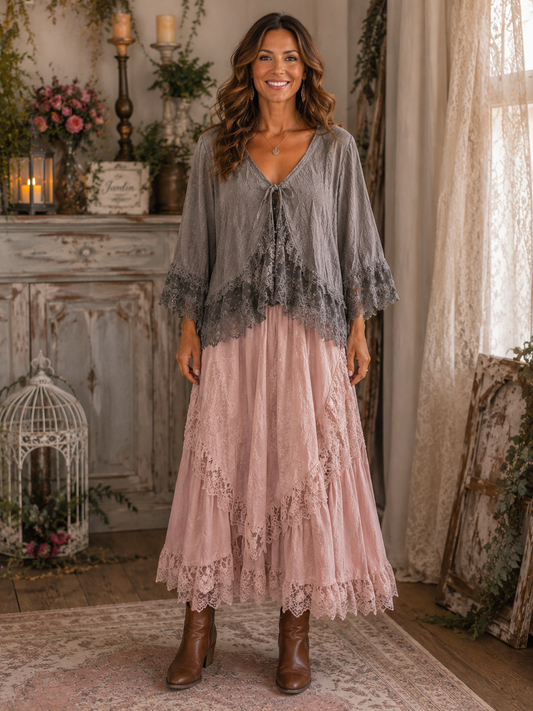 Smoky Lace Romance Jacket