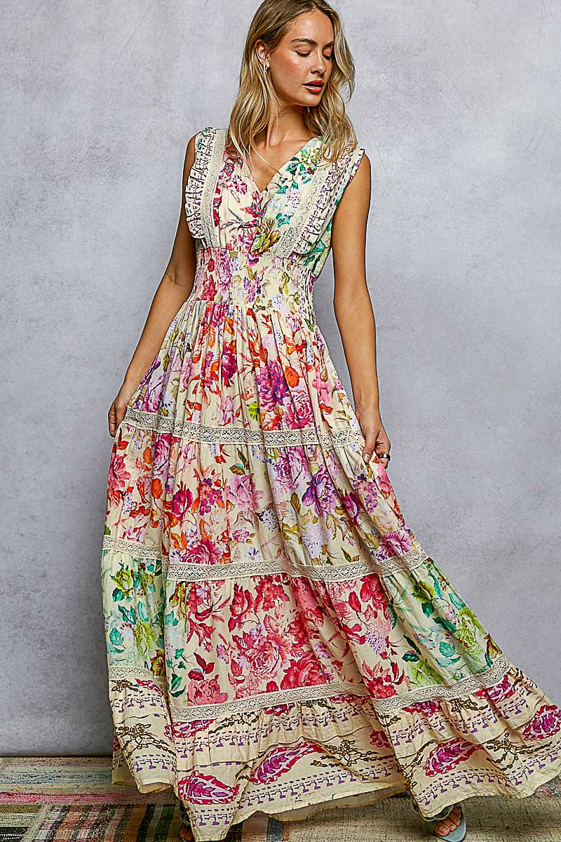ROSE FOR DAYS DRESS