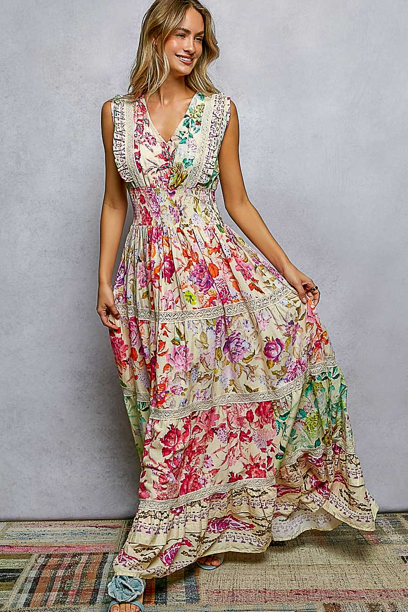 ROSE FOR DAYS DRESS