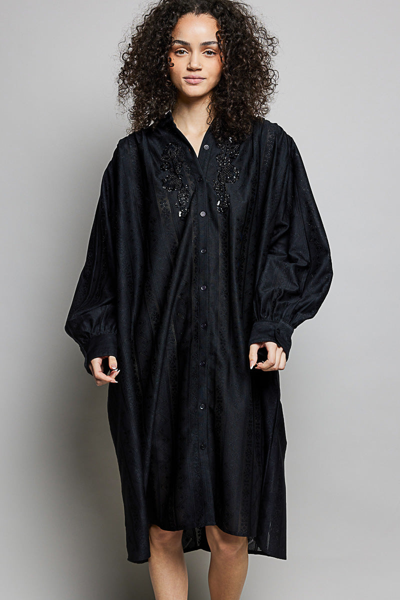 BOUGIE BUTTON DOWN dress