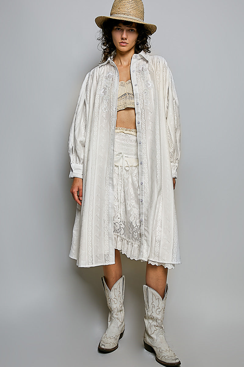 BOUGIE BUTTON DOWN dress