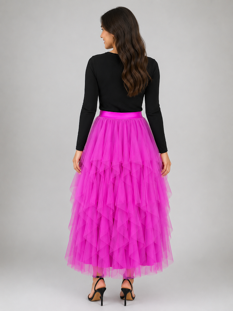 FAIRY MESH MAXI SKIRT