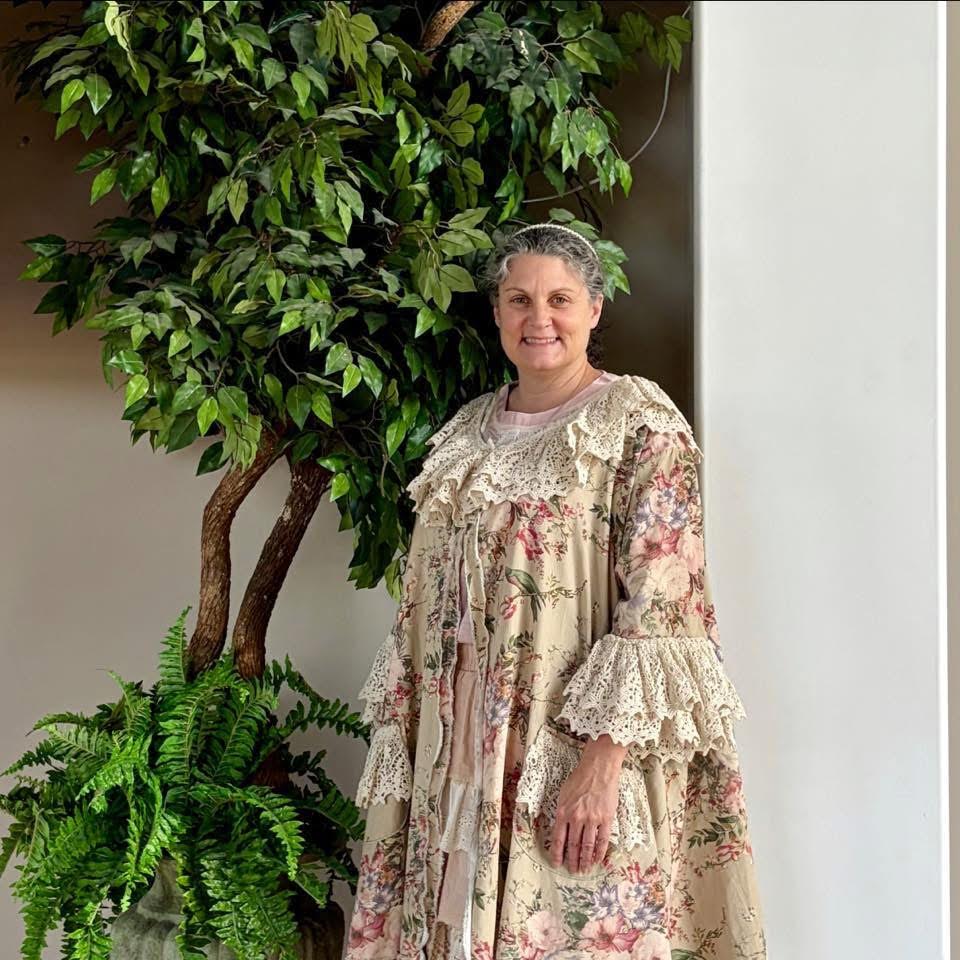 OVERSIZED FLORAL PRINT LACE DUSTER