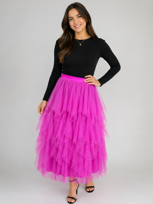 FAIRY MESH MAXI SKIRT