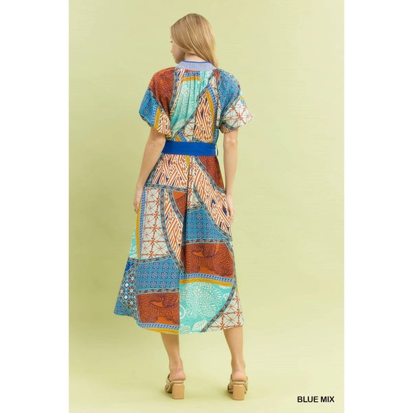 Erin's Mix Print Dress
