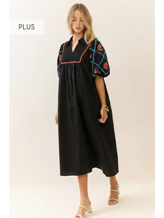 The Amelia Embroidered Dress