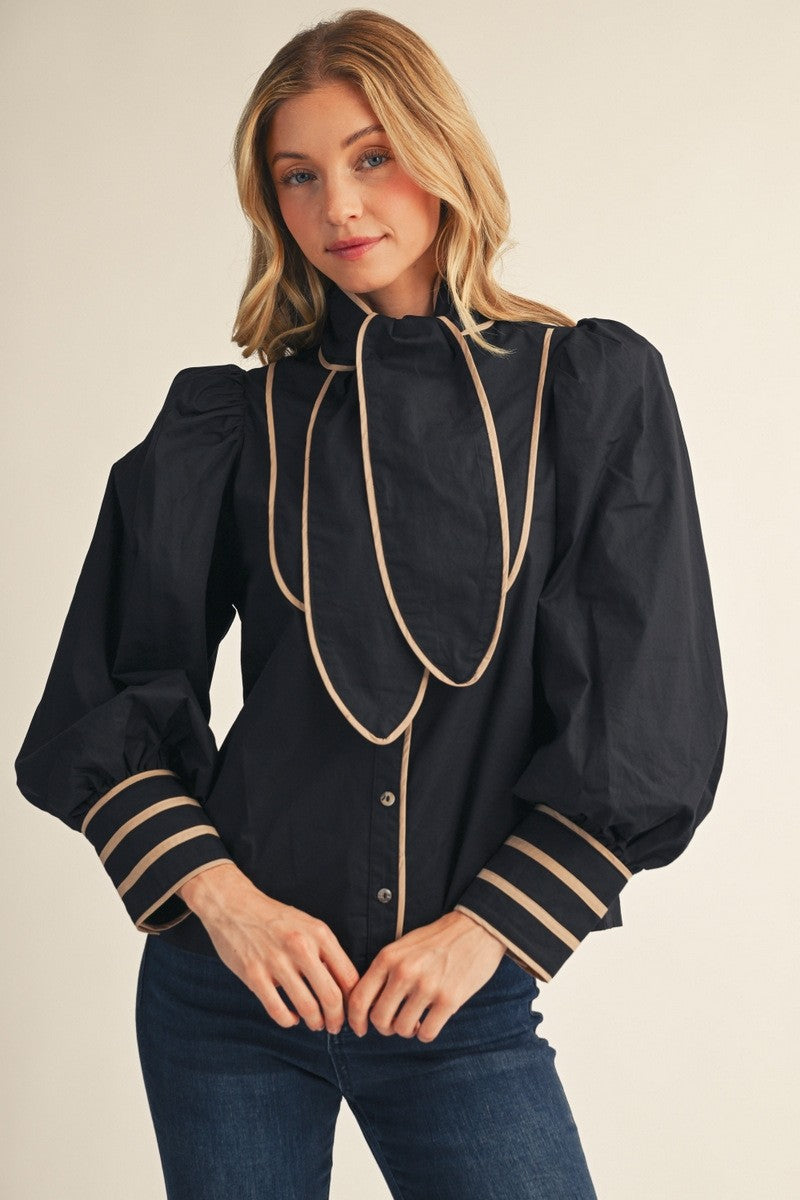 Twilight Trim Blouse