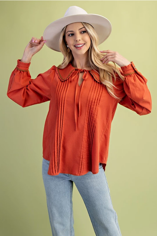 Pumpkin Patch Peter Pan Blouse
