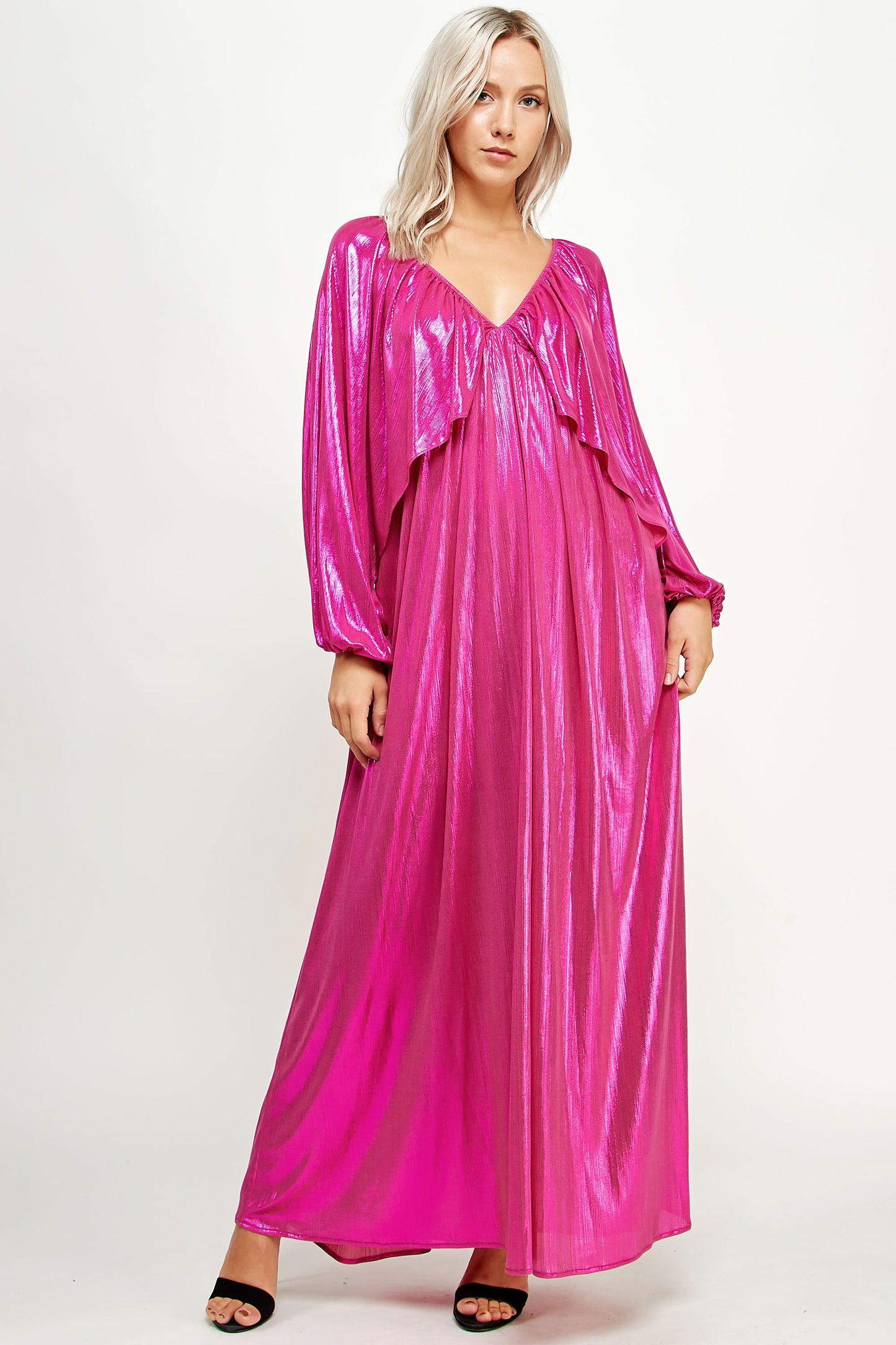 Sherry's Metallic Maxi Dress