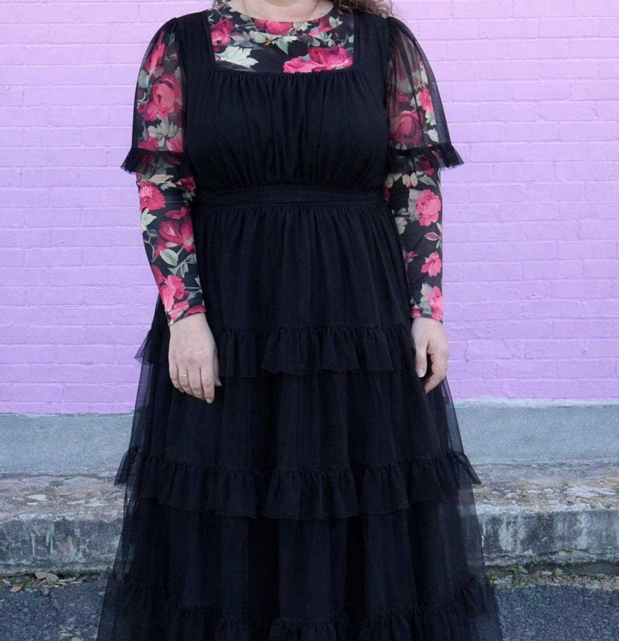 Tulle Midi Dress
