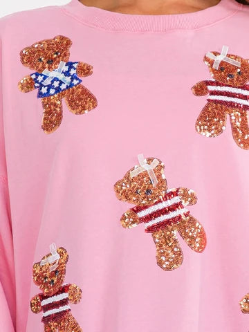 Americana Teddy Pullover