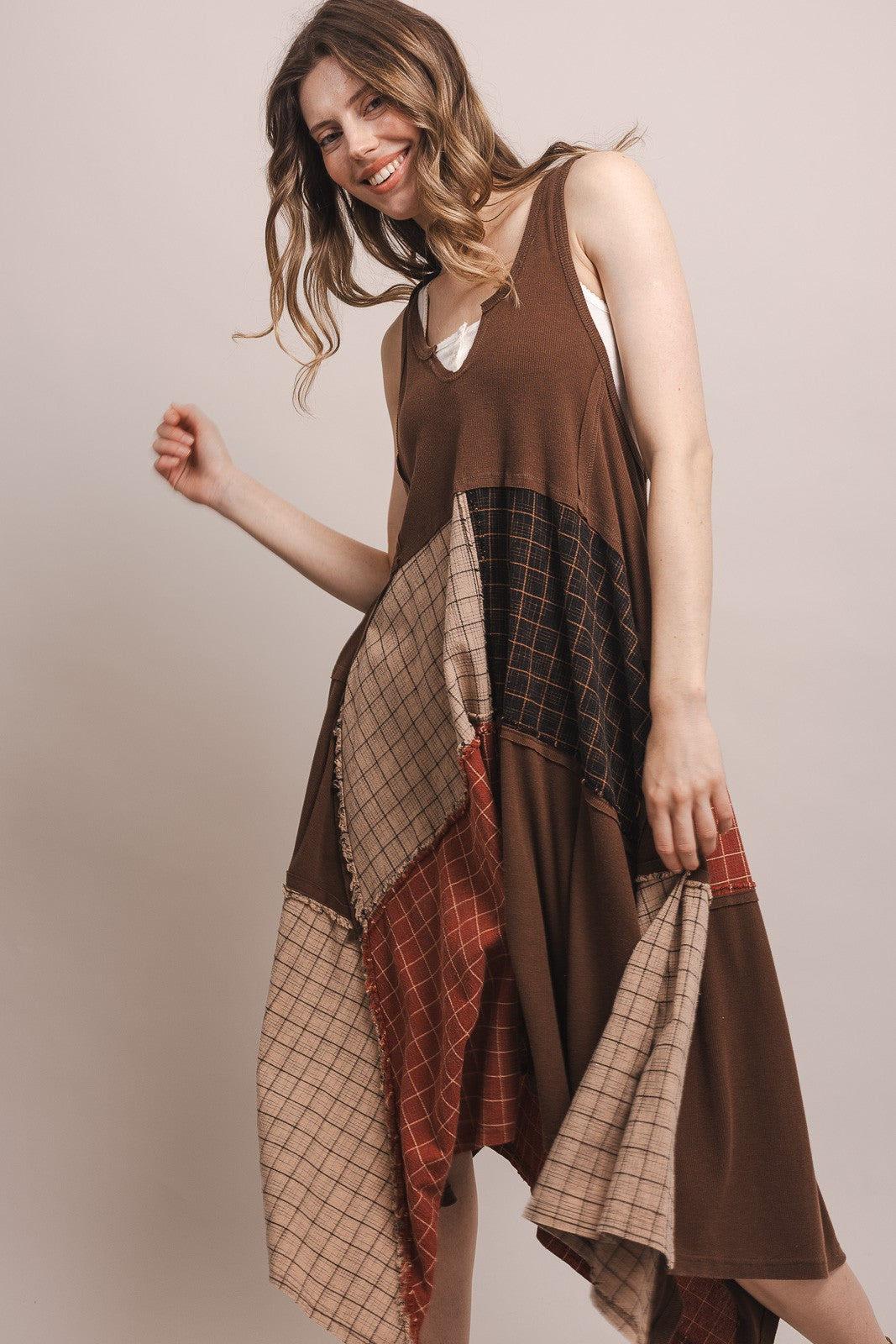 Boho Brown Dress