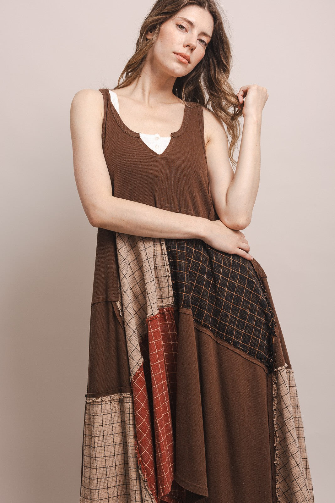 Boho Brown Dress