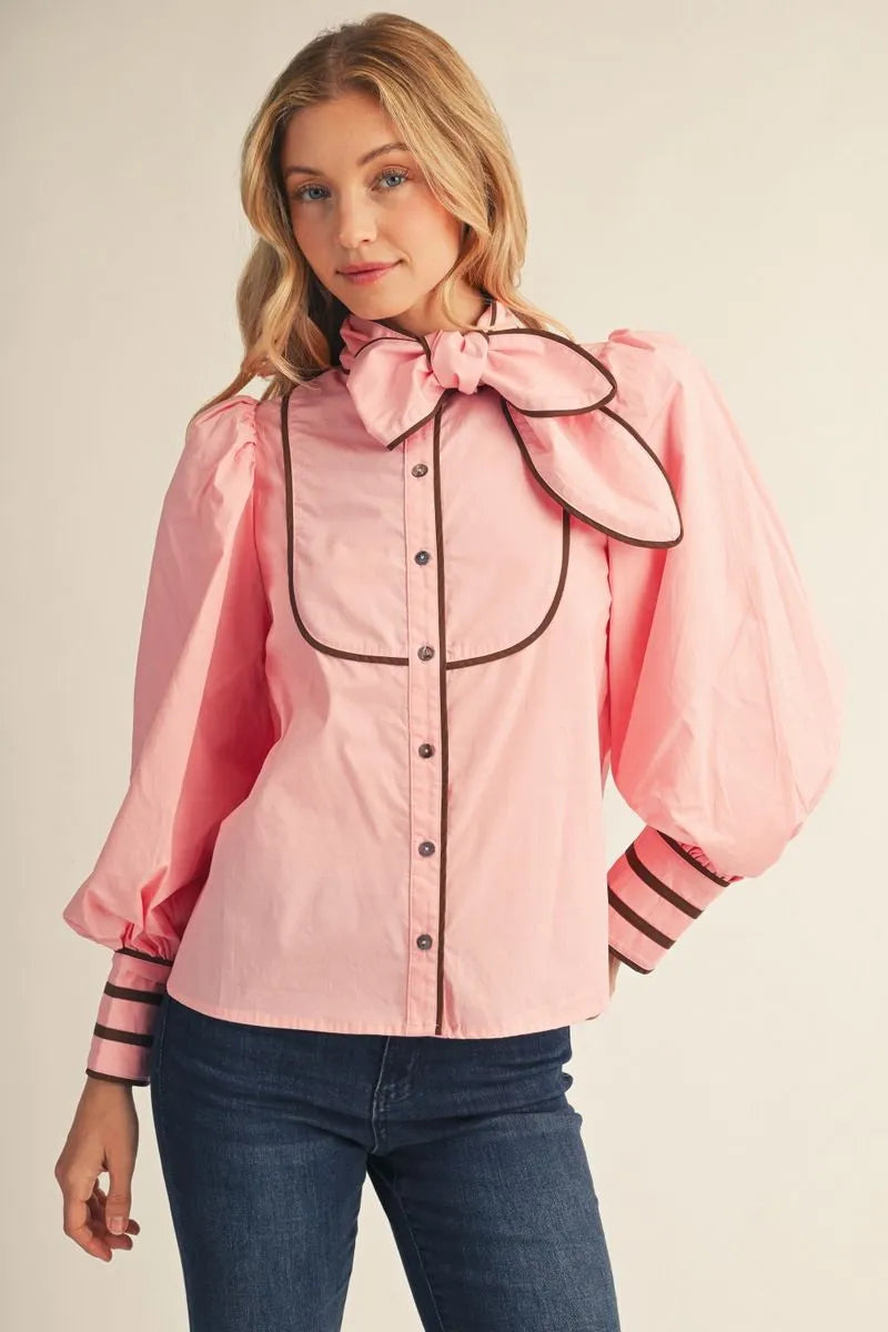 Twilight Trim Blouse