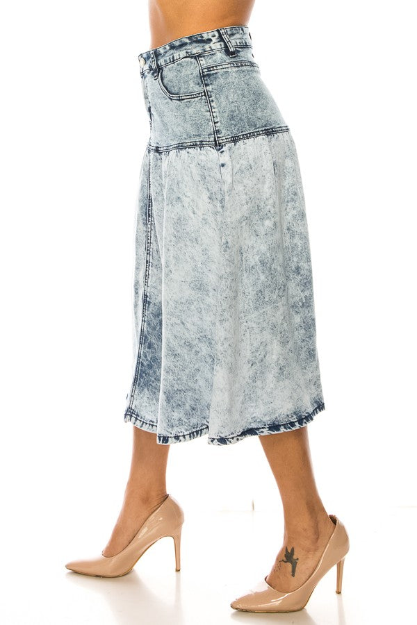 PLUS SIZE> MIDI> ACID WASH> A-LINE