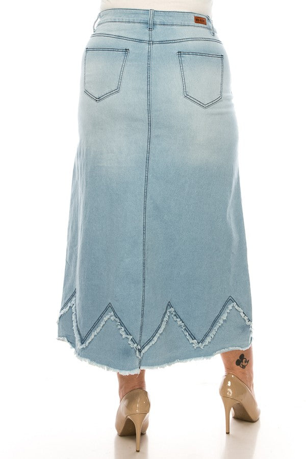 PLUS>MAXI W/ ZIG ZAG