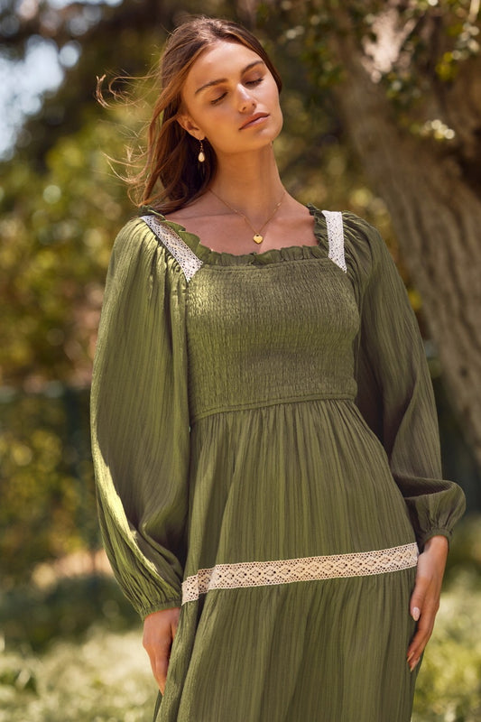 RayAnn's smocked dress