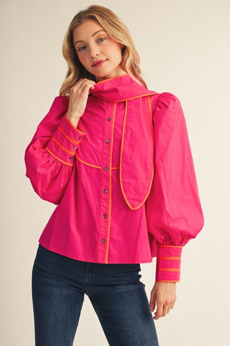 Twilight Trim Blouse