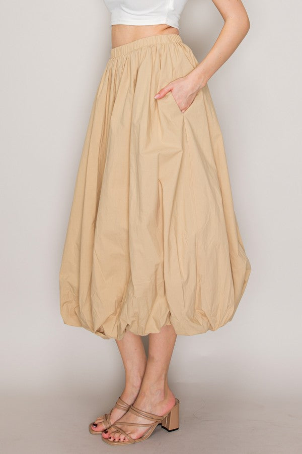 Bubble Skirt Taupe