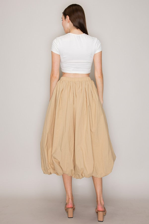Bubble Skirt Taupe