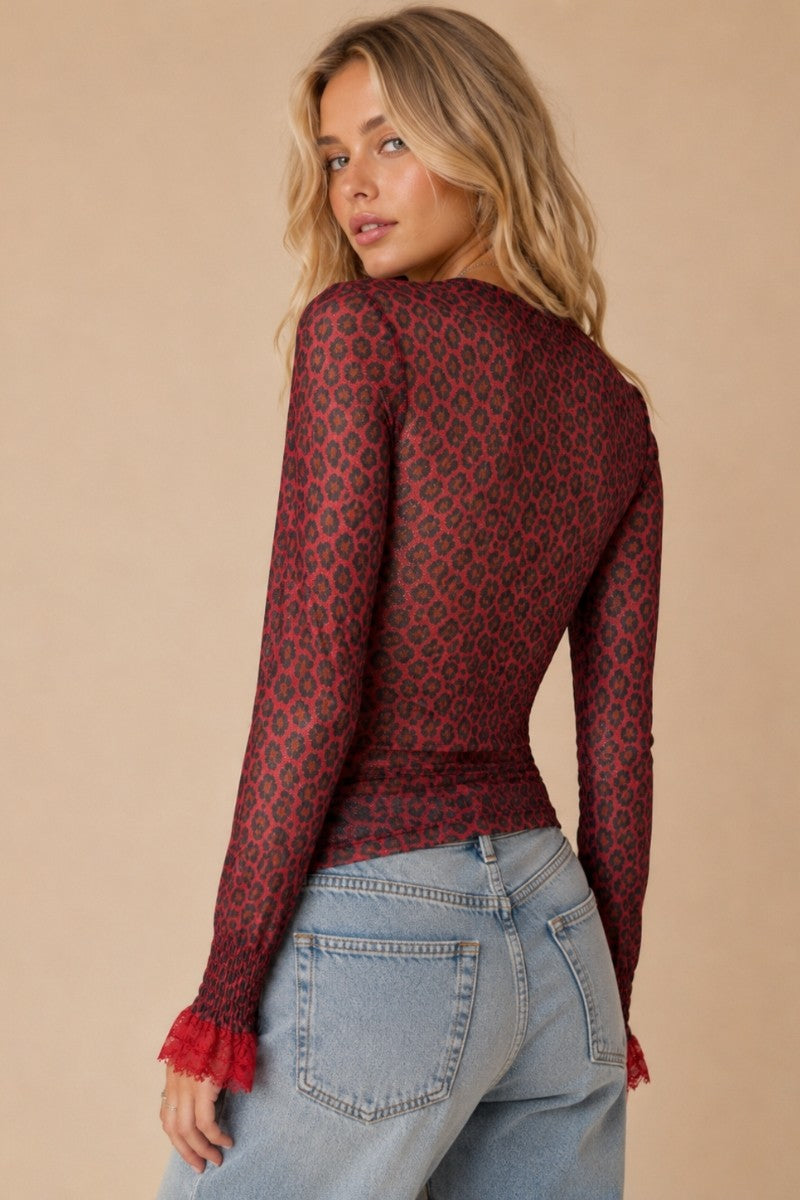 red cheetah mesh