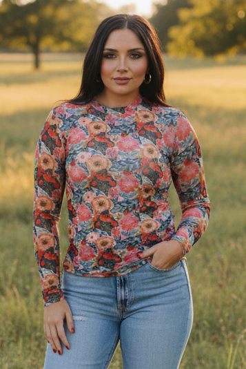 TH1221 VINTAGE POPPIE MESH TOP ((7 Piece)
