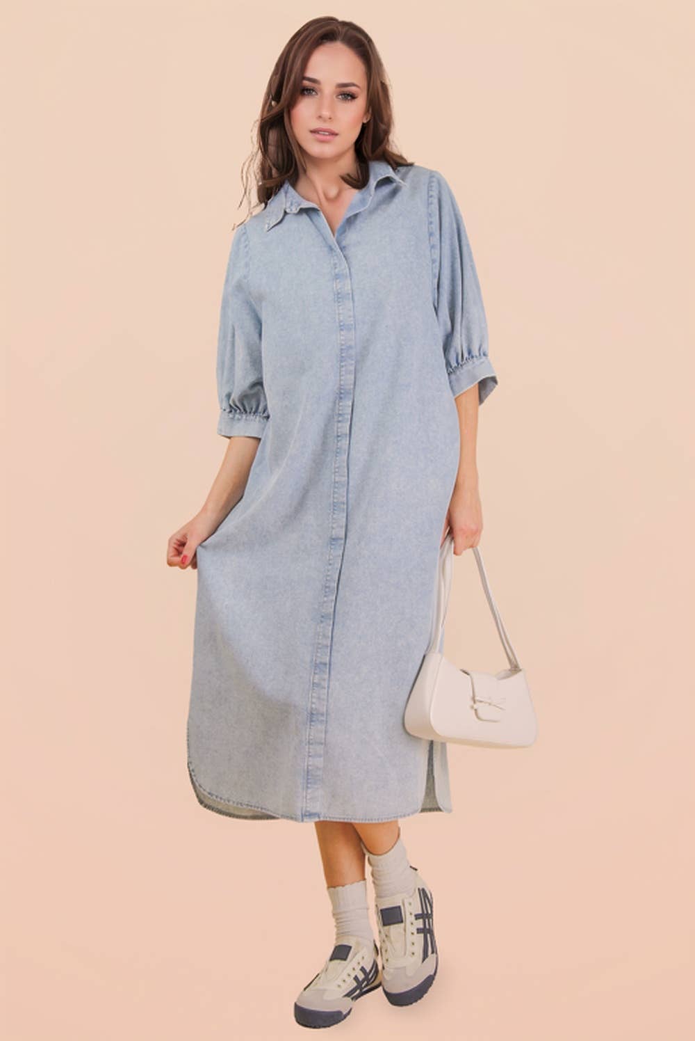 EVERYDAY DENIM Midi Dress
