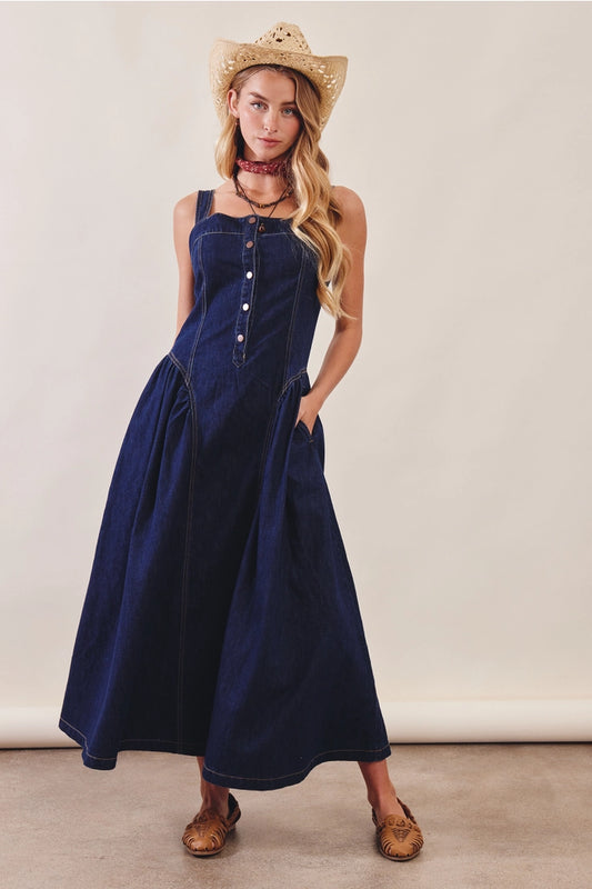 Western Belle Denim Dress
