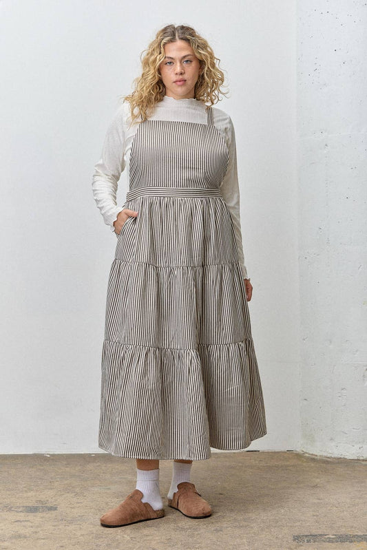 (PLUS) OVERALL  MAXI DRESS